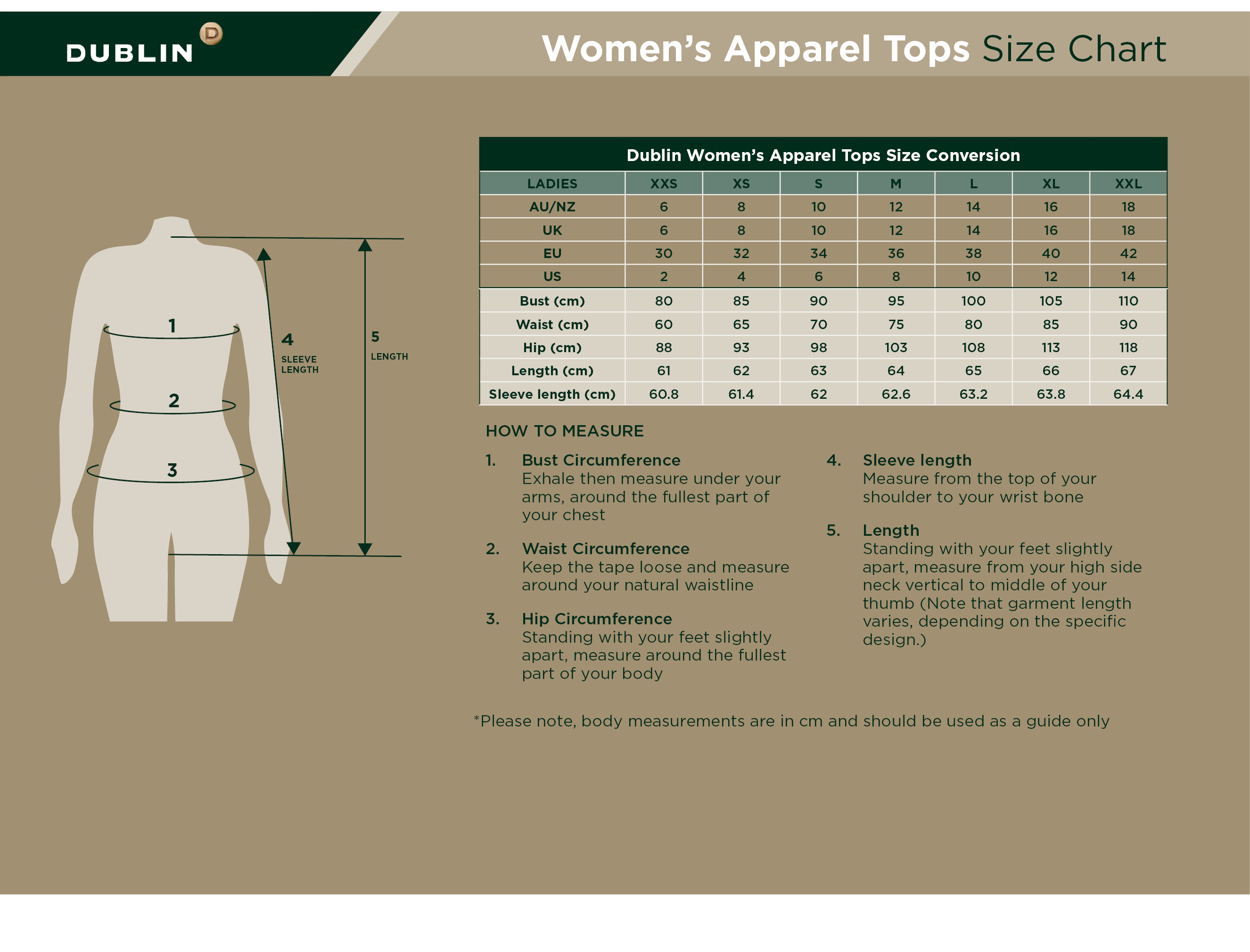 dublin-clothing-size-guide-horseland
